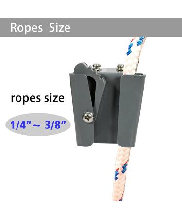 NKEOSN Pontoon Fender Clips - Adjustable Stainless Steel Boat Bumper Clips for Square Rails - 4 Pack - Buy Online on GoSupps.com