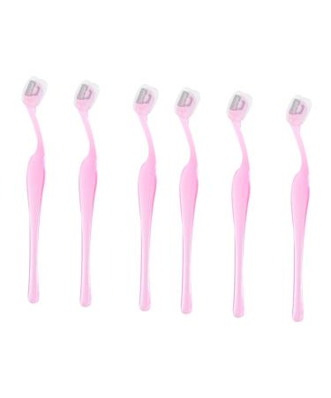 FRCOLOR 6 STK eyebrows Razing eyebrow razor for the face trimmer for eyebrow razors stock mini mediumx2pcs rosyx2stk