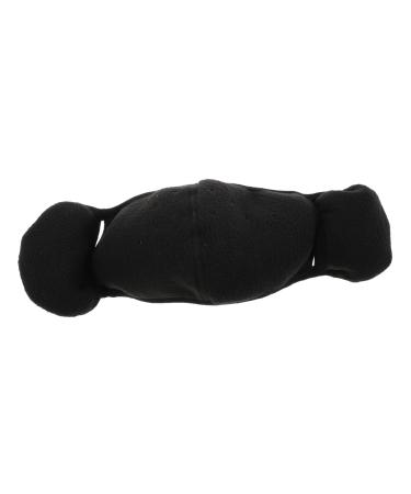 HomsfoU 2 1 Dustproof mask Winter mask Ski Masks Skim mask Cold protection mask Staubproof Face mask Miracles Men and Women Mediumx3Pcs Schwarzx3st