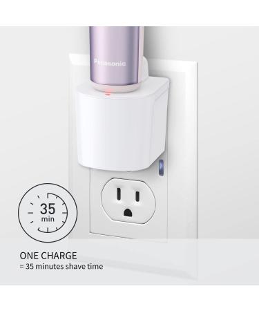 Panasonic ES-WL80-V Women's Electric Shaver - Cordless 4-Blade, Bikini Attachment, WetDry Use (Purple) - Buy Online on GoSupps.com