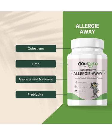 Allergy Tablets for Dogs - Natural Anti-Allergy Solution with Colostrum Brewer's Yeast & Prebiotics - Made in Germany - Buy Online on GoSupps.com