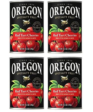Oregon Red Tart Cherries, 14.5 ounces (Pack of 4)