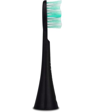 Happybrush Sustainable Electric Toothbrush Brush Heads Eco VIBE 3 - Black/Mint | 3x3 Pack | Eco-Friendly Oral Care - Buy Online on GoSupps.com