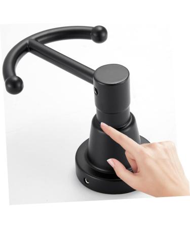 HOOTNEE Stainless Steel Coat Hook Hooks for Hanging Hook for Wall Coat Hooks Modern Wall Hooks Towel Hooks for Bathrooms Kitchen Hook Bathroom Hooks for Towels Robe Hooks Clothing Hooks 10X8.5CM Black - Buy Online on GoSupps.com