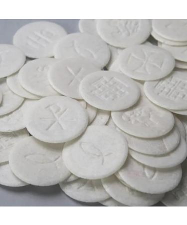 Church Supply Altar Bread White 1 1/2"" Pack of 500 with Special Designs