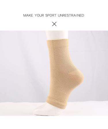 Valcatch Foot Compression Sleeves for Ankle and Heel Support | Toeless Stockings for Inflammation Relief & Improved Blood Circulation | Unisex S/M - Buy Online on GoSupps.com