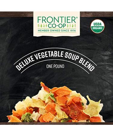 Frontier Organic Vegetable Soup Blend - 16 oz (453 g) | Natural Ingredients - Buy Online on GoSupps.com