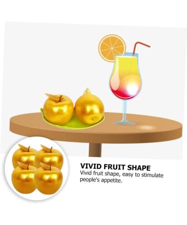 HOMSFOU 20 Pcs Simulated Fake Apples Simulation Apples Artificial Apples Wedding Party Decoration Apples Model Fruit Wedding Decor Decorative Model Ax Christmas Foam Goldenx5pcs 8X8X7CMx5pcs - Buy Online on GoSupps.com