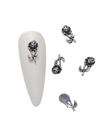 Nail Art Decoration Tips Ornament Metal Alloy Nail Art Decals Pendant Manicure Accessories Eye Catching For Girls Nail Art Accessories Decoration Decals Craft Supplies Jewelry For Girls Crystal