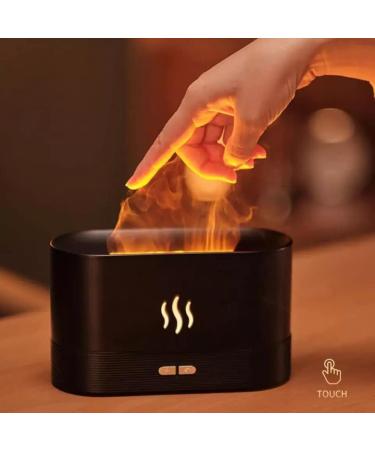 Flame Diffuser Ultrasonic Humidifier - 7-Color Light Aroma Oil & Fragrance Room Freshener (2022 Upgrade) - White - Buy Online on GoSupps.com