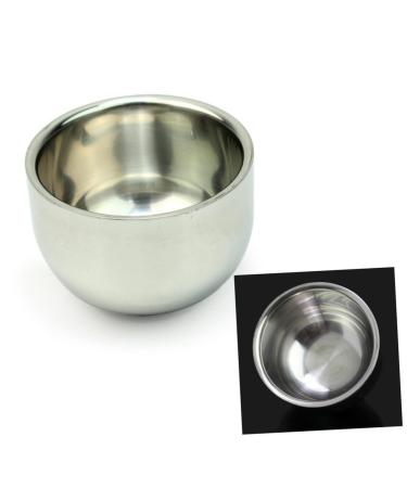 Fomiyes soap shell shave shaving foam shell soap shell stainless steel shaving shaver cup bowl bowl for shaving brushes shaving bowl shaving shell shaving shell matt black accessories beard metal man