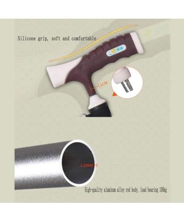 Telescopic Non Slip Crutches Crutch Retractable Four-Legged Walking Stick Cane Elderly Single Crutches Adjustable Walking Aid for The Disabled for Arthritis Elderly Seniors & Handicap The New - Buy Online on GoSupps.com