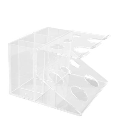 Hushui razor organizer stand made of acrylic stylish storage holder for razor accessories perfect for bathroom decoration (acrylic)