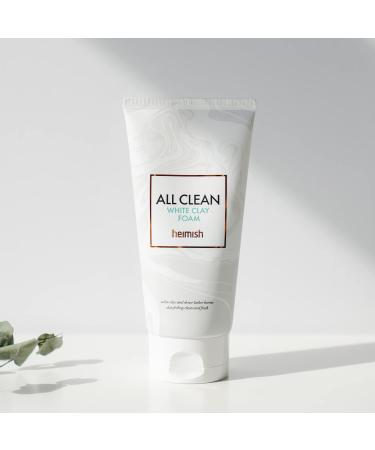 Heimish All Clean White Clay Foam 5.3oz | Facial Cleanser for Sebum Control & Acne Treatment - Buy Online on GoSupps.com