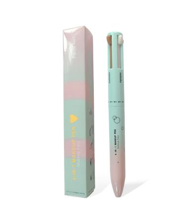 Make Up Pen 4 in 1 Makeup Pen Easy Switch Makeup Pen Includes Eyeliner Eyebrow Lip Liner & Highlighter Long Lasting Portable for Women Outdoor