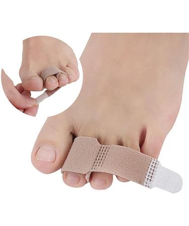 Wudaizhi Broken Toe Wraps - 2pcs Fabric Toe Splint & Toe Pads Bandages for Finger Protection & Straightening - International Shipping Available - Buy Online on GoSupps.com