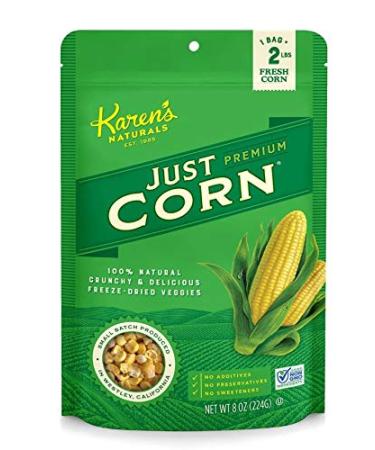 Karen's Naturals Premium Freeze-Dried Veggies Just Corn 8 oz (224 g)