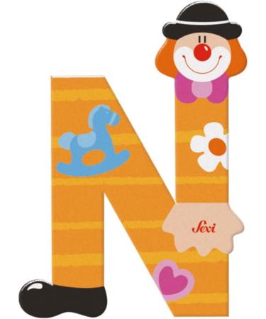 Trudi 81750 Letter Clown N - Color Sorted Plush Toy | International Shipping Available - Buy Online on GoSupps.com