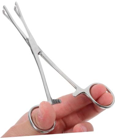 Happyyami Reptile Feeding Clip Reptile Supplies Feeding Tools Snake Tong Silver Stainless Steel - Buy Online on GoSupps.com