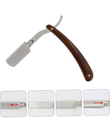 Angoily Stainless Steel Scissors & Razor for Men | Travel Barbershop Shaving Blades & Hair Scissors - Buy Online on GoSupps.com