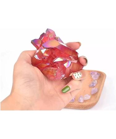 Natural Crystal Rough Crystal Raw Natural Red Electroplating Quartz Stone Cluster Crystals 1pc 100G-130G - Buy Online on GoSupps.com