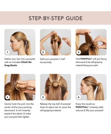 PONYFULL Ponytail Volume Enhancer - Volumizing Tool for Fine Hair - Adds Lift & Volume, Ideal for Daily Wear & Special Occasions - Buy Online on GoSupps.com