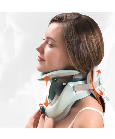 ININOSNP Cervical Retractor Neck Support Adjustable Neck Brace Inflatable Fixation Spinal Care Correction Device