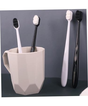 Mobestech Micro Nano Toothbrush with Dental Floss - Travel-Friendly Soft Cleaning Brush - 1 Pack - Buy Online on GoSupps.com