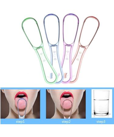 Onsinic 5-Piece Tongue Cleaner Set for Bad Breath | Silica Handle Oral Hygiene Brush | Random Colors - Enhance Your Dental Care - Buy Online on GoSupps.com