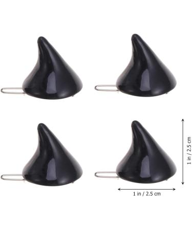 FRCOLOR 4 Pairs Cute Hair Clips Devil Horn Hair Clips Hairpins Angel Wings Hair Clips Cartoon Leather Hairclips Non Slip Clamps Lovely Hair Accessories - Buy Online on GoSupps.com