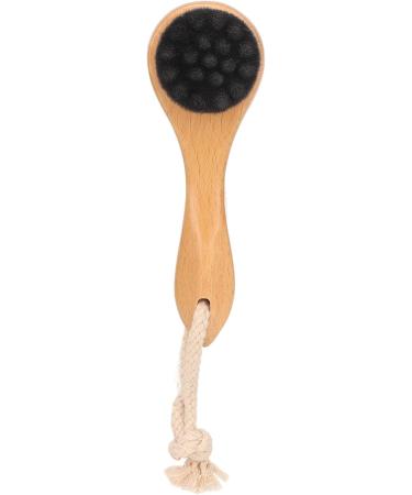 Manual Facial Cleansing Brush Beech Facial Exfoliating Brush Face Wash Scrub Exfoliation Brush for Applying Face Mask Deep Pore Cleaning Makeup Skincare Removal - Buy Online on GoSupps.com