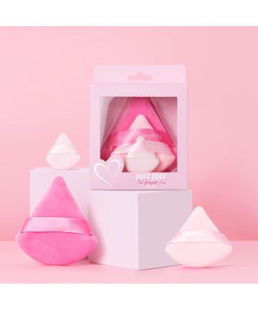 Buy Puff Puff The Perfect Trio | 3 PC Pink Triangle Makeup Puffs - Beauty Creations - Buy Online on GoSupps.com