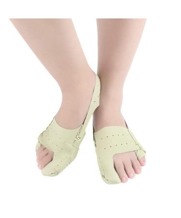 Kuingbhn toe separator leather protective cover ultra-down breathable day and night thumb and toe protection for women and men (color: multicolored size: l) L multi-colored