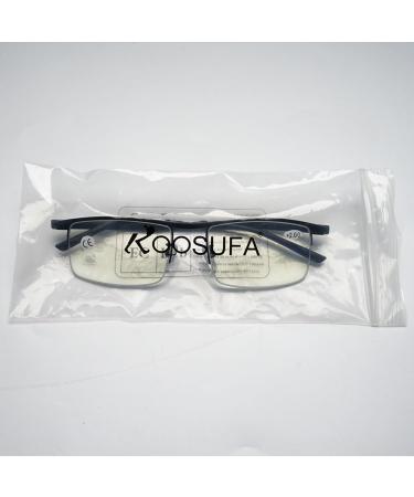 Koosufa Shit Glasses - Progressive Multifocus Reading Glasses for Men & Women | Metal Frame & Anti-Blue Light Reading Aid - Buy Online on GoSupps.com