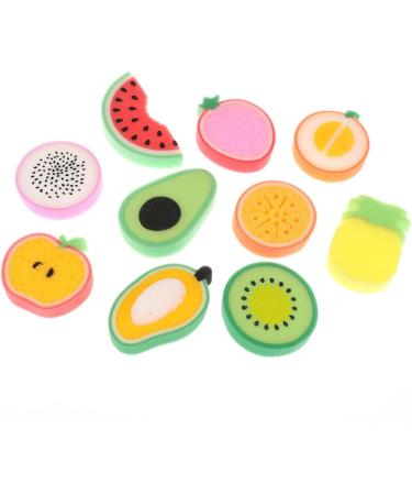 IYSHOUGONG Cute Fruit Shaped Bath Sponge - Ultra Soft Body Wash Sponge for Shower - Assorted Fruits Style 8 - Buy Online on GoSupps.com