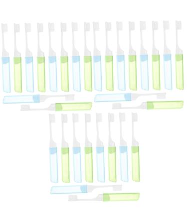 Mobestech 30 pcs portable toothbrush cleaning brush bag suitcase travel pp