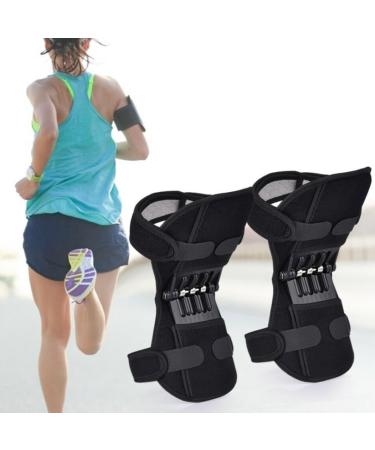 Knee Pad 1 Pair - Power Lift Joint Support Brace with Rebound Spring Force | Ultimate Running Leg Band for Enhanced Comfort - Buy Online on GoSupps.com