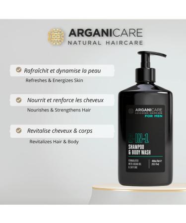Arganicare AGN045 Argan Mens Shampoo 500 ml 2 pcs - Buy Online on GoSupps.com