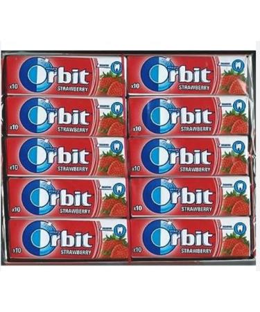 10-30 Packs of Original WRIGLEY'S Orbit/Extra Chewing Gum Packs Fresh Stock (Orbit - Strawberry 30 Pack) - Buy Online on GoSupps.com