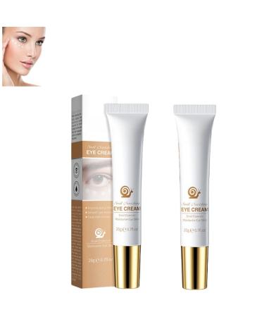 2024 New Radiant Eye Cream Infused with Snail Mucin, Snail Mucin Eye Cream, Moisturizing and Nourishing Eye Cream, Anti-Wrinkle Eye Cream a