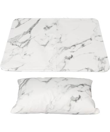 Nail Art Pillow Firm Zipper PU Leather Hand Pillow Convenient Cleaning Detachable Comfortable Touch Stylish for Nail Shop - Buy Online on GoSupps.com