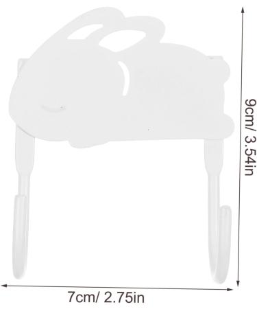 Zerodeko 2pcs Cute Rabbit Hook Clothes Hangers Over The Door Hangers for Clothes Door Shelf Cabinet Door - Buy Online on GoSupps.com