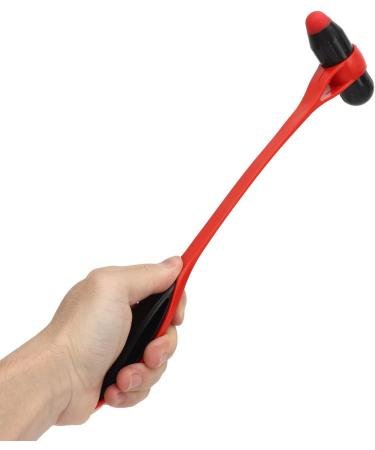 Massage Hammer - Soft Silicone Body Massager for Stress Reduction | Elastic Red & Black Design for Eye & Neck Relief - Buy Online on GoSupps.com