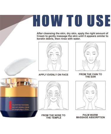  Generisch Qingling 2-Pack Anti-Wrinkle Face Creams with Polypeptides - Anti-Wrinkle Cream to Firm Skin and Reduce Wrinkles - Buy Online on GoSupps.com