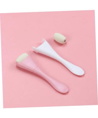 NOLITOY Oil Removal Roller Tool - Face Skin Oil Control & Absorbing Stick | Volcano Stone Massager - Pink Double Head Face Care Roller - Buy Online on GoSupps.com