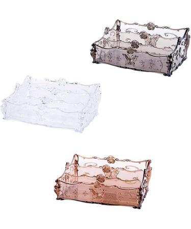 Zerodeko Box Clear Makeup Organizer Eyeshadow Organizer Cosmetics Organizer Jewelry Makeup Stand 25.5*17cm Picture 1 - Buy Online on GoSupps.com