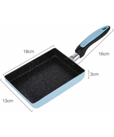 Zerodeko Pancake Skillet Non- Stick Egg Pan 3 Pcs Frying Pan Aluminum Alloy Stone Pot Medical Stone Picnic Barbecue Pan Omelette Pan 34X13CMx3pcs Random Colorx3pcs - Buy Online on GoSupps.com