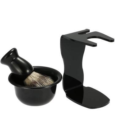 JZK 3 in 1 Razor Brush Kit - Men's Shaving Tool Set with Razor Frame Soap Shell & Hair Brush for Ultimate Grooming - Buy Online on GoSupps.com
