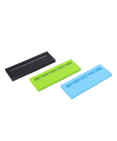 FOYTOKI Rotating Makeup Storage Tray with 5 Compartments for Eyeshadow Lipstick and Blush - Refillable