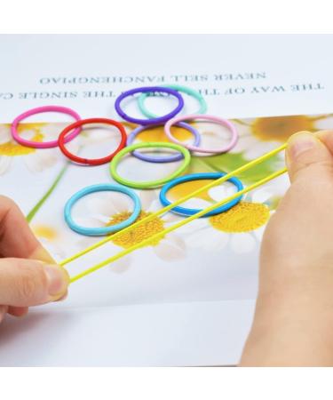 Multicolor Hair 50 Bobbles No Pull Ponytail Holders Medium Soft Elastic Ties Bands For Thick Curly And Straight Hairs Accessories Of Women And Girls Ideal For A Wide Range Of Styling (kids) - Buy Online on GoSupps.com
